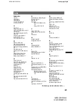 Preview for 119 page of Sony MEX-DV1500U Operating Instructions Manual