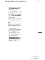 Preview for 123 page of Sony MEX-DV1500U Operating Instructions Manual