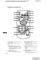 Предварительный просмотр 132 страницы Sony MEX-DV1500U Operating Instructions Manual