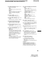 Preview for 133 page of Sony MEX-DV1500U Operating Instructions Manual