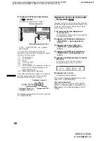 Preview for 148 page of Sony MEX-DV1500U Operating Instructions Manual