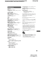 Preview for 173 page of Sony MEX-DV1500U Operating Instructions Manual