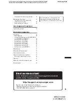 Предварительный просмотр 187 страницы Sony MEX-DV1500U Operating Instructions Manual