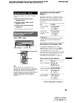 Предварительный просмотр 205 страницы Sony MEX-DV1500U Operating Instructions Manual