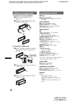 Preview for 234 page of Sony MEX-DV1500U Operating Instructions Manual