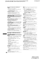 Preview for 238 page of Sony MEX-DV1500U Operating Instructions Manual