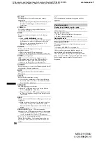 Предварительный просмотр 298 страницы Sony MEX-DV1500U Operating Instructions Manual