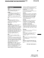 Preview for 299 page of Sony MEX-DV1500U Operating Instructions Manual