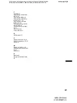 Preview for 303 page of Sony MEX-DV1500U Operating Instructions Manual