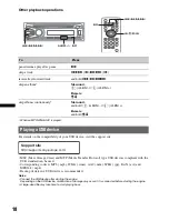 Предварительный просмотр 18 страницы Sony MEX-DV1600U Operating Instructions Manual