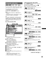 Предварительный просмотр 25 страницы Sony MEX-DV1600U Operating Instructions Manual