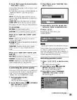 Предварительный просмотр 29 страницы Sony MEX-DV1600U Operating Instructions Manual