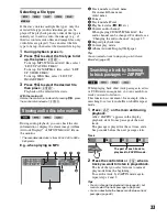 Предварительный просмотр 33 страницы Sony MEX-DV1600U Operating Instructions Manual