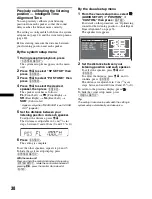 Предварительный просмотр 38 страницы Sony MEX-DV1600U Operating Instructions Manual