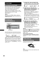 Предварительный просмотр 70 страницы Sony MEX-DV1600U Operating Instructions Manual