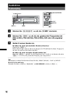 Предварительный просмотр 72 страницы Sony MEX-DV1600U Operating Instructions Manual