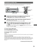 Предварительный просмотр 73 страницы Sony MEX-DV1600U Operating Instructions Manual