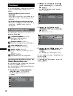 Предварительный просмотр 102 страницы Sony MEX-DV1600U Operating Instructions Manual