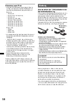 Предварительный просмотр 116 страницы Sony MEX-DV1600U Operating Instructions Manual