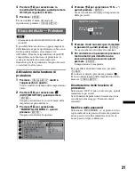 Предварительный просмотр 221 страницы Sony MEX-DV1600U Operating Instructions Manual