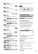 Preview for 25 page of Sony MEX-DV1700U Operating Instructions Manual