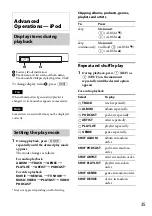 Preview for 35 page of Sony MEX-DV1700U Operating Instructions Manual