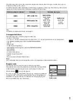 Preview for 7 page of Sony MEX-DV2000 - DVD Player With Radio Operating Instructions Manual