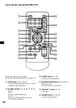 Preview for 10 page of Sony MEX-DV2000 - DVD Player With Radio Operating Instructions Manual