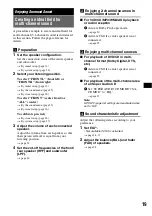 Preview for 19 page of Sony MEX-DV2000 - DVD Player With Radio Operating Instructions Manual