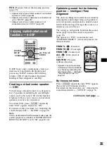 Preview for 35 page of Sony MEX-DV2000 - DVD Player With Radio Operating Instructions Manual