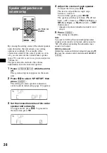 Preview for 38 page of Sony MEX-DV2000 - DVD Player With Radio Operating Instructions Manual