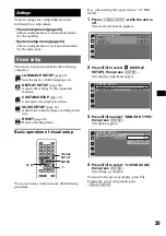 Preview for 39 page of Sony MEX-DV2000 - DVD Player With Radio Operating Instructions Manual