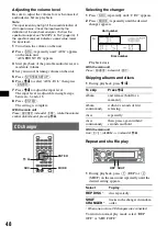 Preview for 48 page of Sony MEX-DV2000 - DVD Player With Radio Operating Instructions Manual