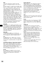 Preview for 58 page of Sony MEX-DV2000 - DVD Player With Radio Operating Instructions Manual