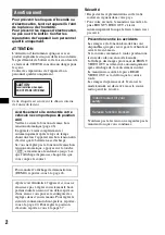 Preview for 62 page of Sony MEX-DV2000 - DVD Player With Radio Operating Instructions Manual