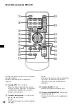 Preview for 70 page of Sony MEX-DV2000 - DVD Player With Radio Operating Instructions Manual