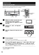 Preview for 74 page of Sony MEX-DV2000 - DVD Player With Radio Operating Instructions Manual