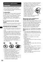 Preview for 112 page of Sony MEX-DV2000 - DVD Player With Radio Operating Instructions Manual