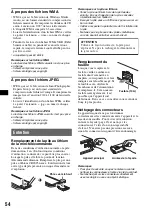 Preview for 114 page of Sony MEX-DV2000 - DVD Player With Radio Operating Instructions Manual