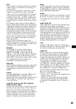 Preview for 121 page of Sony MEX-DV2000 - DVD Player With Radio Operating Instructions Manual