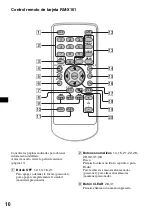 Preview for 134 page of Sony MEX-DV2000 - DVD Player With Radio Operating Instructions Manual