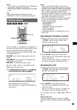 Preview for 33 page of Sony MEX-DV2100 Operating Instructions Manual