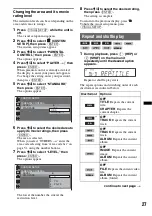 Preview for 27 page of Sony MEX-DV700 Operating Instructions Manual