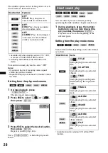 Preview for 28 page of Sony MEX-DV700 Operating Instructions Manual