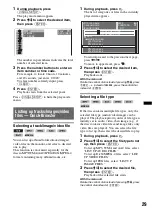 Preview for 29 page of Sony MEX-DV700 Operating Instructions Manual