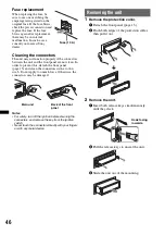 Preview for 46 page of Sony MEX-DV700 Operating Instructions Manual