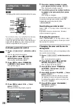 Предварительный просмотр 28 страницы Sony MEX-DV800 Operating Instructions Manual