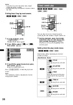 Предварительный просмотр 30 страницы Sony MEX-DV800 Operating Instructions Manual