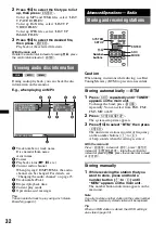 Предварительный просмотр 32 страницы Sony MEX-DV800 Operating Instructions Manual