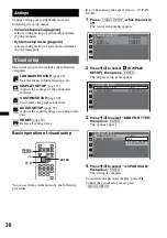 Предварительный просмотр 36 страницы Sony MEX-DV800 Operating Instructions Manual